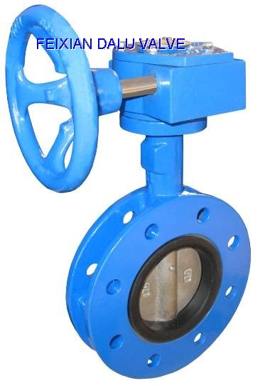 Din U Type Flanged Butterfly Valve